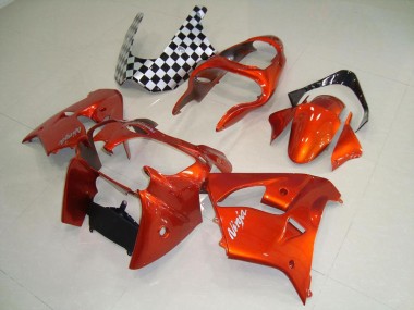 00-01 Orange Kawasaki ZX9R Carénage Moto