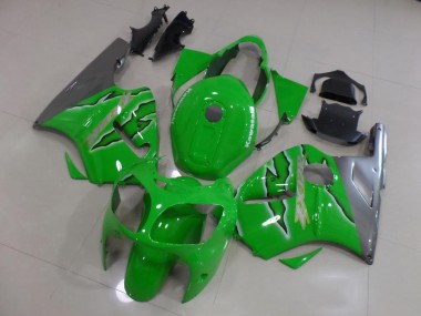 00-01 Vert Flamme Kawasaki ZX12R Carénage Moto