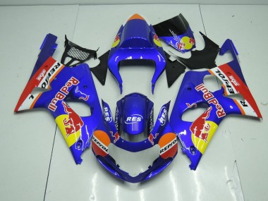 00-02 Bleu Red Bull Suzuki GSXR 1000 Carénage Moto