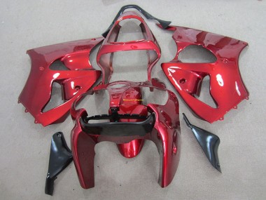 00-02 Rouge Kawasaki ZX6R Carénage Moto