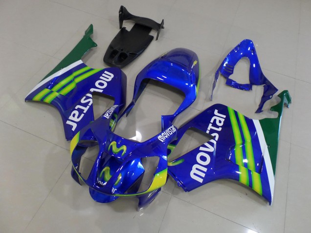 00-06 Movistar Honda VTR1000 Carénage Moto