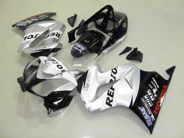 02-13 Argent Repsol Honda VFR800 Carénages Moto