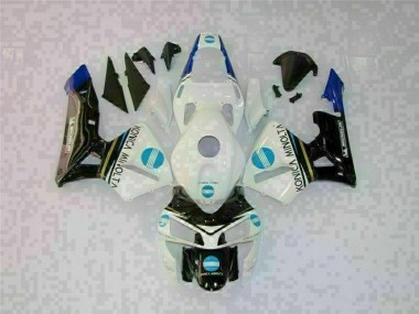 03-04 Blanc Noir Honda CBR600RR Carrosserie Moto