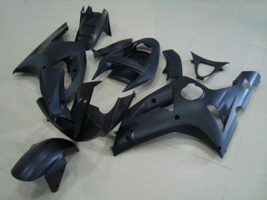 03-04 Noir Mat Kawasaki ZX6R Carénages Moto