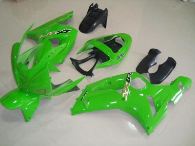 03-04 Vert Kawasaki ZX6R Carénage Moto