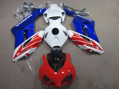 04-05 Blanc Rouge Bleu Honda CBR1000RR Carénage Moto