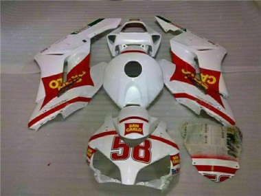 04-05 Blanc Rouge Honda CBR1000RR Carrosserie Moto