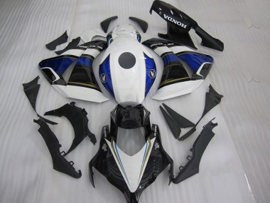 04-05 Noir Blanc Bleu Honda CBR1000RR Carénage Moto