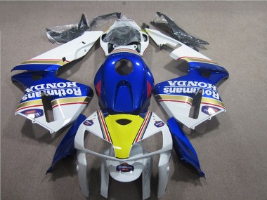 05-06 Bleu Blanc Rothmans Honda CBR600RR Carénage Moto