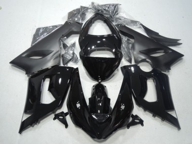 05-06 Noir Kawasaki ZX6R Kit Carénages Motos Complet