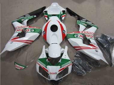 06-07 Blanc Vert Rouge Castrol Honda CBR1000RR Carénage Moto