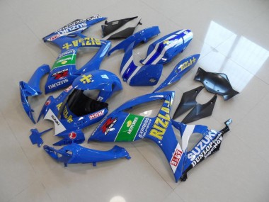 06-07 Bleu Jaune Rizla Suzuki GSXR 750 Carénage Moto