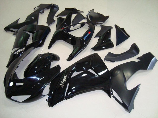 06-07 Noir Noir Mat Kawasaki ZX10R Carénage Moto