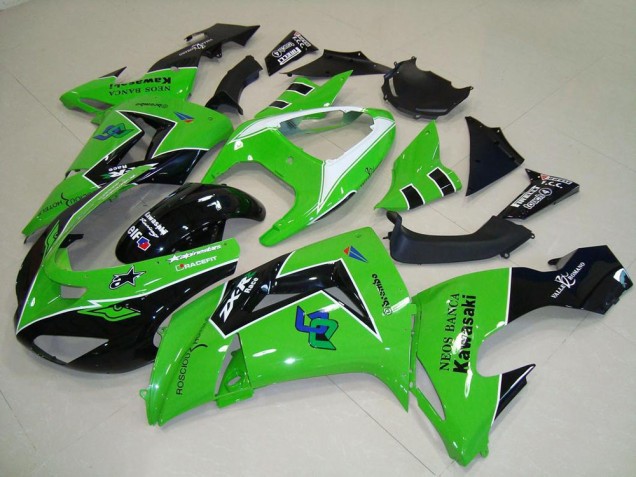 06-07 Vert Kawasaki ZX10R Carénage Moto