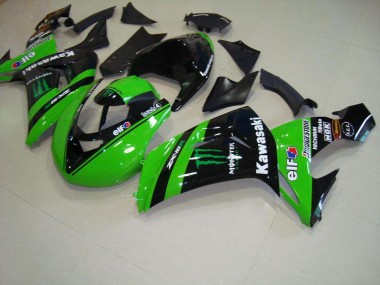 06-07 Vert Monster Courses Kawasaki ZX10R Carénage Moto