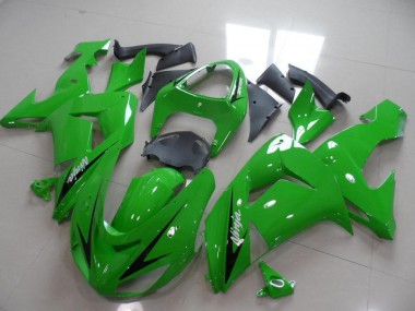 06-07 Vert Noir Arrow Kawasaki ZX10R Carénage Moto