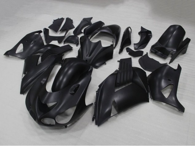 06-11 Noir Mat Kawasaki ZX14R ZZR1400 Carénage Moto