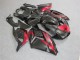 06-11 Noir Rouge Kawasaki ZX14R ZZR1400 Carénages Moto