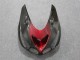 06-11 Noir Rouge Kawasaki ZX14R ZZR1400 Carénages Moto