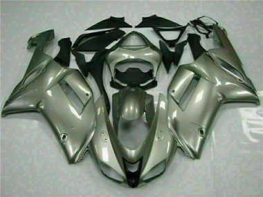 07-08 Argent Kawasaki ZX6R Carénage Moto