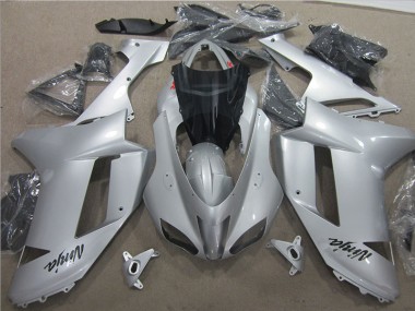 07-08 Argent Kawasaki ZX6R Carénages Moto