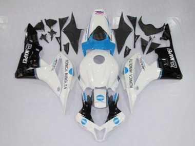 07-08 Blanc Bleu Noir Honda CBR600RR Carénage Moto