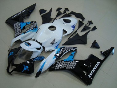 07-08 Blanc Noir Bleu Honda CBR600RR Carénage Moto