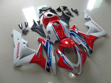 07-08 Blanc Rouge Bleu HRC Honda CBR600RR Carénage Moto