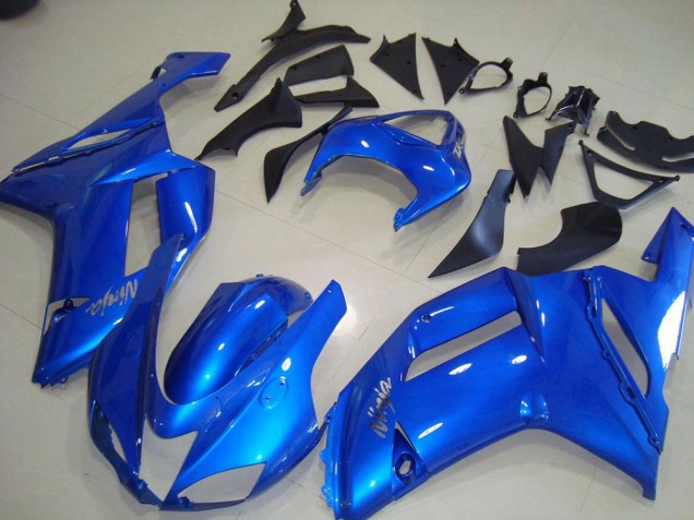 07-08 Bleu Kawasaki ZX6R Carénages Moto