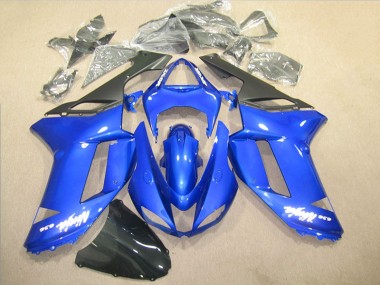 07-08 Bleu Ninja 636 Kawasaki ZX6R Carénage Moto