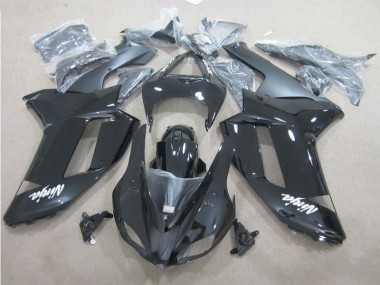 07-08 Noir Blanc Kawasaki ZX6R Carénage Moto