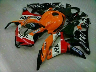 07-08 Orange Noir Repsol Honda CBR600RR Carénages Moto