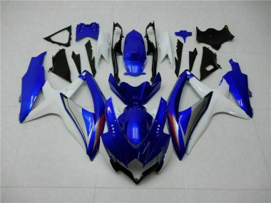 08-10 Bleu Blanc Suzuki GSXR 600/750 Carrosserie Moto