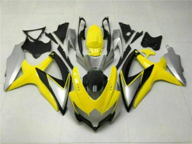 08-10 Jaune Suzuki GSXR 600/750 Carénage Moto