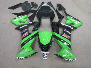 08-10 Noir Vert Kawasaki ZX10R Carénage Moto