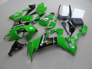 08-10 Vert Monster 41 Kawasaki ZX10R Carénage Moto