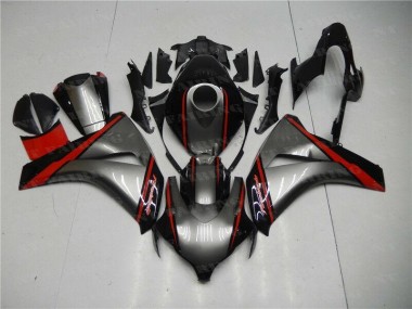 08-11 Gris Rouge Noir Honda CBR1000RR Carénage Moto