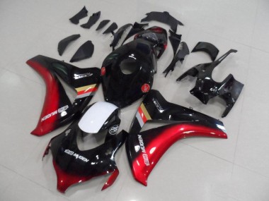 08-11 Noir Rouge Mugen Honda CBR1000RR Carénages Moto