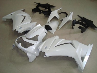 08-12 Blanc Nacré Kawasaki ZX250R Carénage Moto