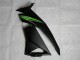 09-12 Noir Vert 636 Kawasaki ZX6R Carénage Moto