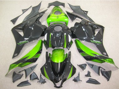 09-12 Noir Vert Honda CBR600RR Carrosserie Moto