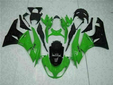 09-12 Noir Vert Kawasaki ZX6R Carénage Moto