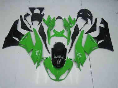 09-12 Vert Noir Kawasaki ZX6R Carrosserie Moto