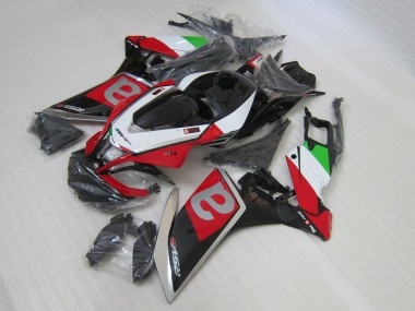 09-15 Noir Rouge Aprilia RSV4 Carrosserie Moto