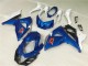 09-16 Bleu Blanc Suzuki GSXR 1000 Kit Carénages Motos & Plastique