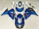 09-16 Bleu Blanc Suzuki GSXR 1000 Kit Carénages Motos & Plastique