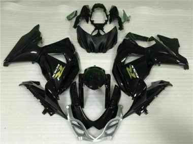 09-16 Noir Suzuki GSXR 1000 Kit Carénages Motos