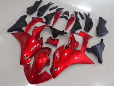 11-13 Rouge Noir Mat Honda CBR250RR Carénage Moto