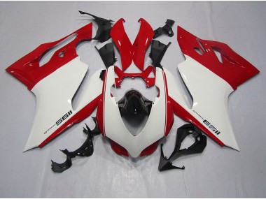 11-14 Blanc Rouge Ducati 1199 Carrosserie Moto