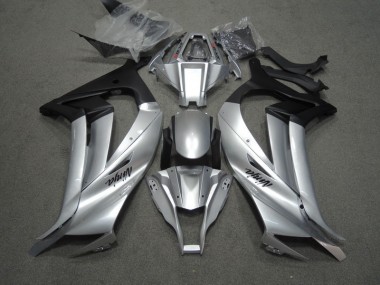 11-15 Argent Noir Ninja Kawasaki ZX10R Carénage Moto